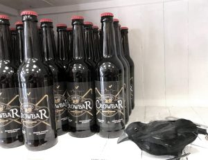 Etiquette de bière Crowbar collaboration entre la Brasserie de Rodemack et la Brasserie Grenaille