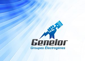 Création du logo pour Genelor : Groupe Électrogène et du compresseur d'air à Rupt-sur-Moselle dans les Vosges
