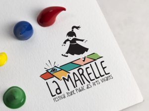 Création du logo pour La Marelle - Festival jeune public des arts vivants à Maizières les Metz 57 Lorraine